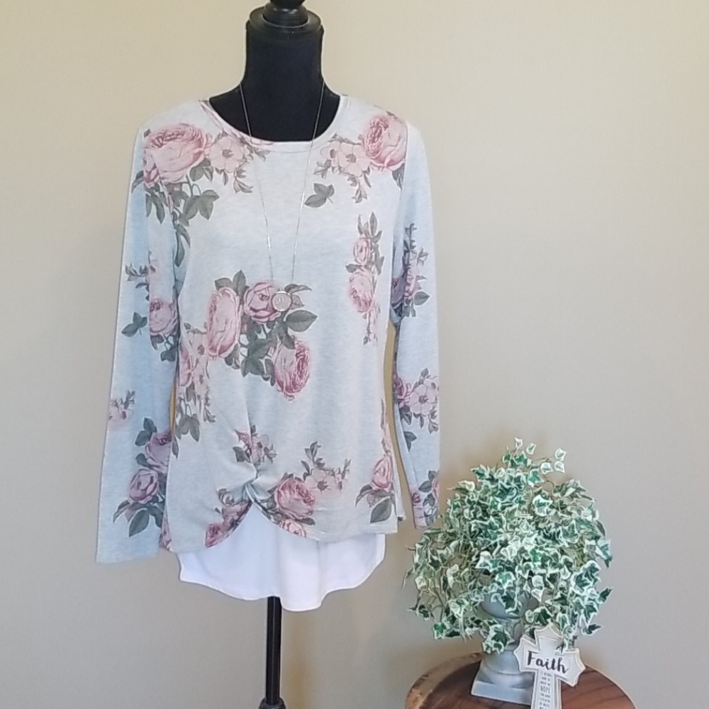 Faith and Joy Floral Top